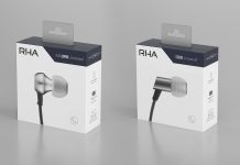RHA MA390 Universal и RHA S500 Universal в новой упаковке