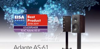 ELAC Adante AS-61 – лауреат премии EISA 2018 – 2019