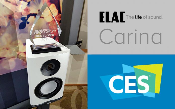Полочник ELAC Carina BS 243.4 получает награду AVS Forum «Best of CES 2019»