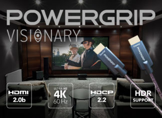 Активный бронированный HDMI-кабель POWERGRIP Visionary: передача сигнала HDMI 2.0b на расстояние до 100 метров