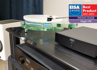 Hegel V10 – лучший в мире фонокорректор по версии EISA