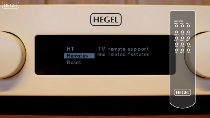 Усилителями Hegel можно управлять с телевизионных пультов – LjN8KKTNN