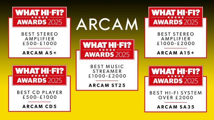 Arcam торжествует: пять моделей получили What Hi-Fi? Awards 2025 Arcam торжествует: пять моделей получили What Hi-Fi? Awards 2025