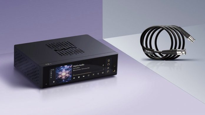 Две новинки для аудиофилов: чёрный Matrix Audio TS-1 и фирменный тактовый кабель